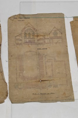 Lot 203 - Sundry Scottish views/maps/Architects drawings