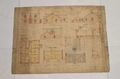 Lot 203 - Sundry Scottish views/maps/Architects drawings