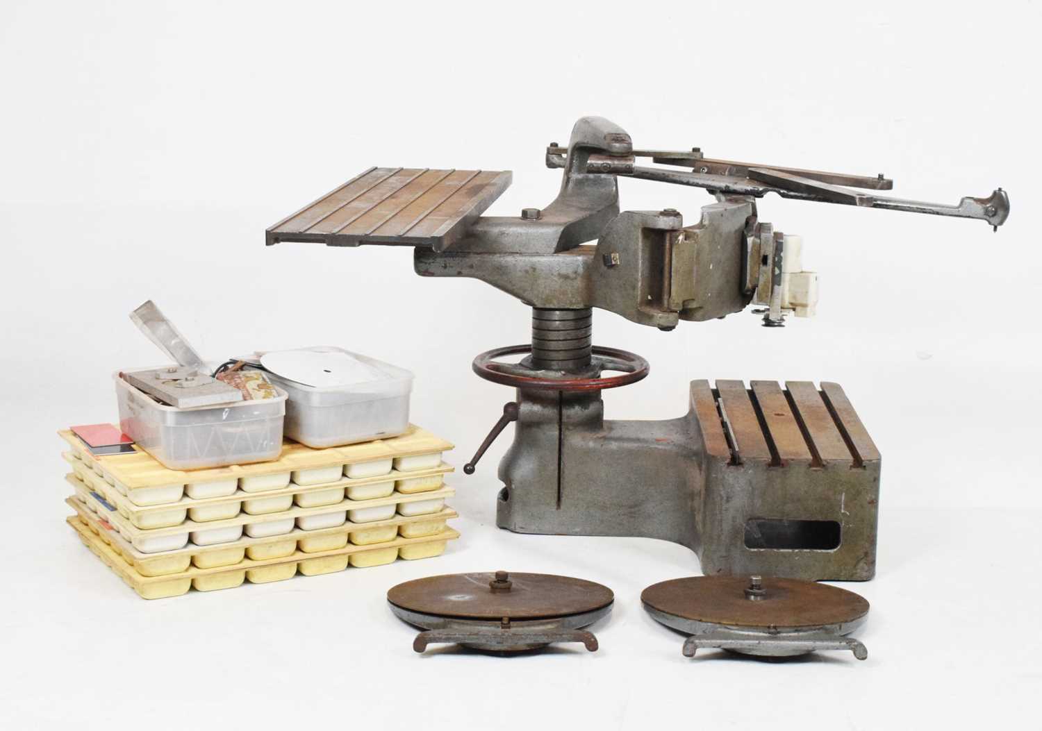 Lot 353 - Taylor Hobson Pantograph Engraving Machine, letter copy sets, etc