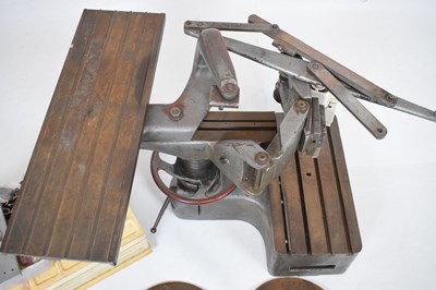 Lot 353 - Taylor Hobson Pantograph Engraving Machine, letter copy sets, etc