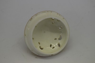 Lot 452 - Royal Worcester fruit decorated pot pourri vase and dish