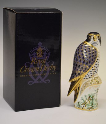 Lot 481 - Royal Crown Derby Peregrine Falcon paperweight