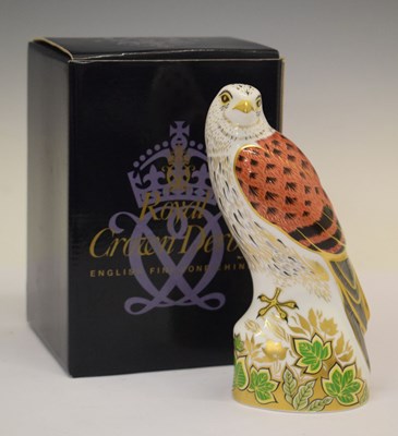 Lot 482 - Royal Crown Derby Kestrel boxed paperweight