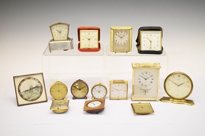 Lot 607 - Quantity of desk clocks and timepieces