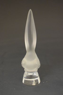 Lot 424 - Four Lalique glass sculptures