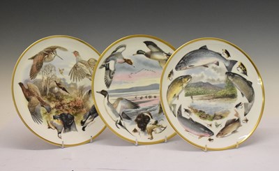 Lot 436 - Roger McPhail for Coalport - Three collectors' plates (boxed)