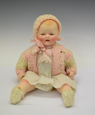 Lot 402 - American 'Baby Dimples' doll by Horsman