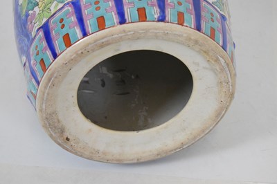 Lot 510 - Two Chinese 20th Century barrel garden seats