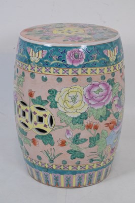 Lot 510 - Two Chinese 20th Century barrel garden seats