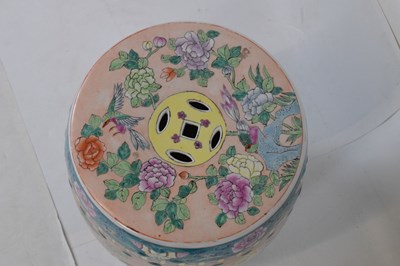 Lot 510 - Two Chinese 20th Century barrel garden seats