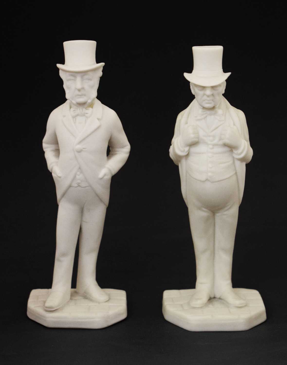 Lot 479 - Two James Hadley Royal Worcester Politicians