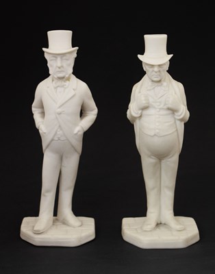 Lot 399 - Two James Hadley Royal Worcester Politicians