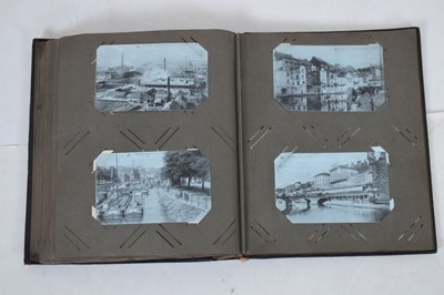 Lot 263 - First World War postcards in album and French postcard album