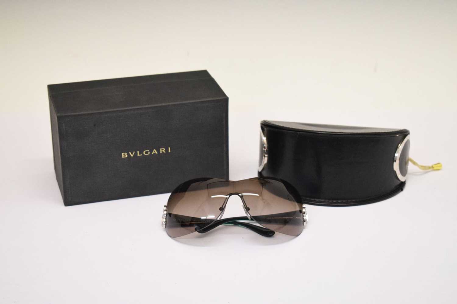 Lot 324 - Bulgari - Pair of lady's sunglasses