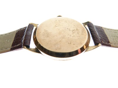 Lot 112 - J.W Benson - Gentleman's 9ct gold cased wristwatch