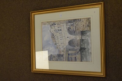 Lot 691 - Anthony V Pace (Bristol Savages) - Watercolour - ‘Pulteney Bridge, Bath’