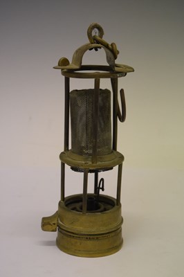 Lot 326 - Laidler of Durham Clanny type miner's safety lamp and other
