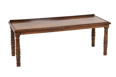 Lot 557 - 19th Century mahogany hall bench