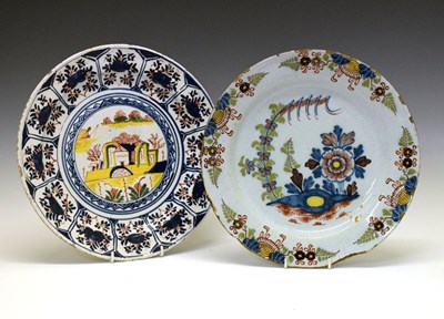 Lot 314 - Delft polychrome chargers