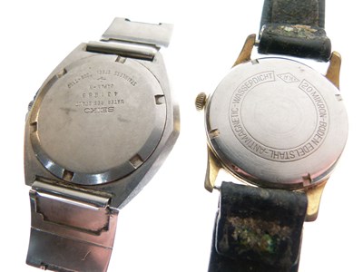 Lot 114 - Two gentlemen’s Seiko watch heads and two vintage watches