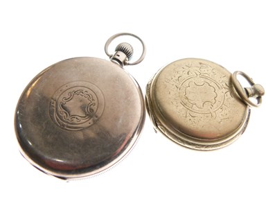 Lot 141 - Group of pocket watches to include George V silver case pocket watch
