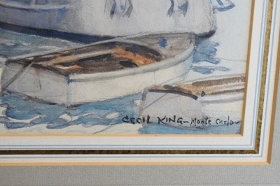 Lot 495 - Cecil King - Watercolour - 'Monte Carlo'