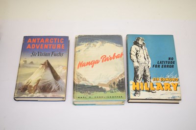 Lot 277 - Quantity of Everest and Antarctic related books