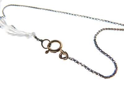 Lot 304 - Single-stone diamond pendant