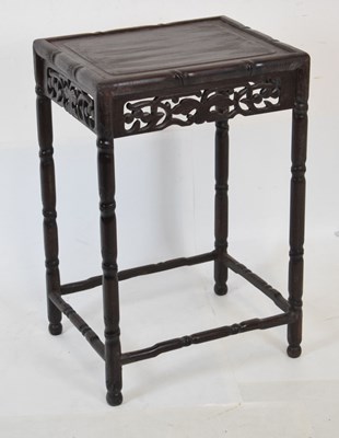 Lot 607 - Chinese hardwood stand