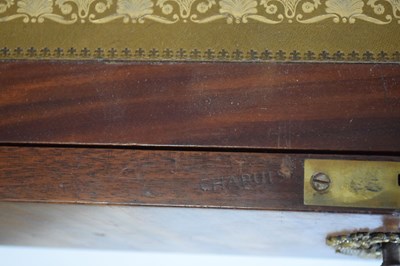Lot 198 - Jean-Joseph Chapuis (Belgian, 1765-1864) - Architect's mahogany table