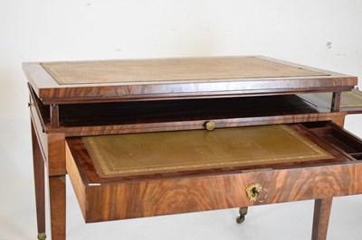 Lot 198 - Jean-Joseph Chapuis (Belgian, 1765-1864) - Architect's mahogany table