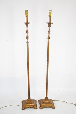 Lot 617 - Pair of standard lamps