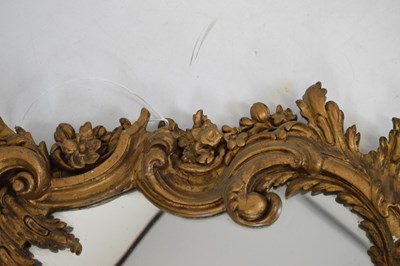 Lot 186 - 19th Century Louis XV-style gilt gesso girandole