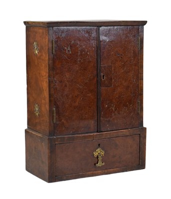 Lot 182 - Burr yew and gilt metal mounted table cabinet
