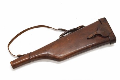 Lot 278 - Leather gun case