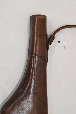 Lot 436 - Leather gun case