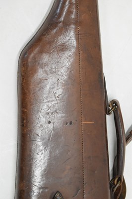 Lot 436 - Leather gun case