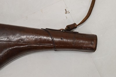 Lot 436 - Leather gun case