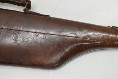 Lot 436 - Leather gun case
