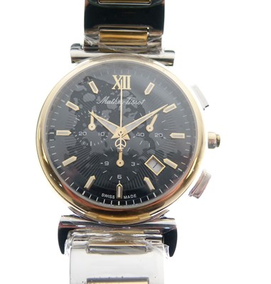 Lot 109 - Mathey Tissot - Gentleman's chronograph stainless steel wristwatch