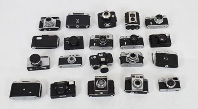 Lot 311 - Group of twenty various branded vintage cameras