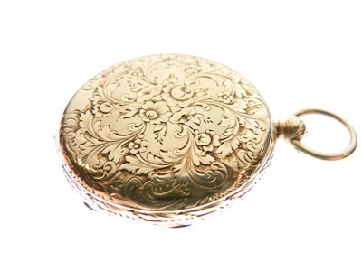 Lot 268 - 18ct gold open-faced pocket watch