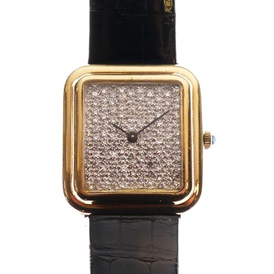 Lot 265 - David Morris for Harrods - Gentleman's 18ct gold cased wristwatch