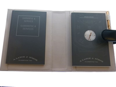 Lot 252 - A. Lange & Söhne  - Gentleman's 18K gold Grande Arkade wristwatch
