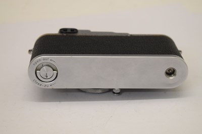 Lot 278 - Leica IIIc 35mm camera, 1950, No. 514874 with Elmar f=5cm 1:3.5 lens
