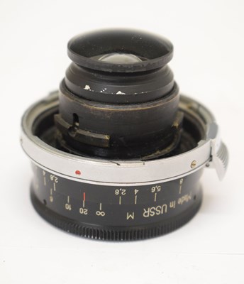 Lot 306 - Jupiter-12 35mm 1:2.8 No. 8002483 camera lens