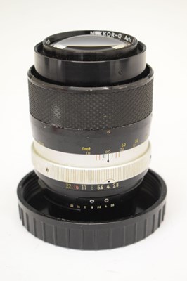 Lot 308 - Nikon Nikkor-Q auto 1:2.8 f 135mm camera lens, No. 276444