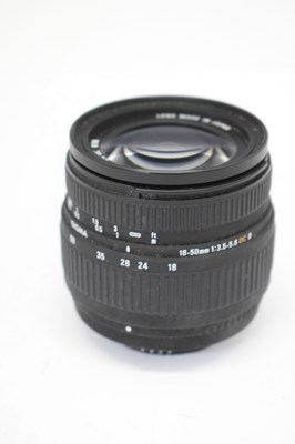 Lot 313 - Sigma Zoom 18-50mm 1:3.5-5.6 DC lens