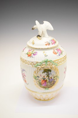 Lot 401 - KPM porcelain covered vase