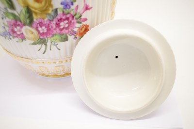 Lot 401 - KPM porcelain covered vase